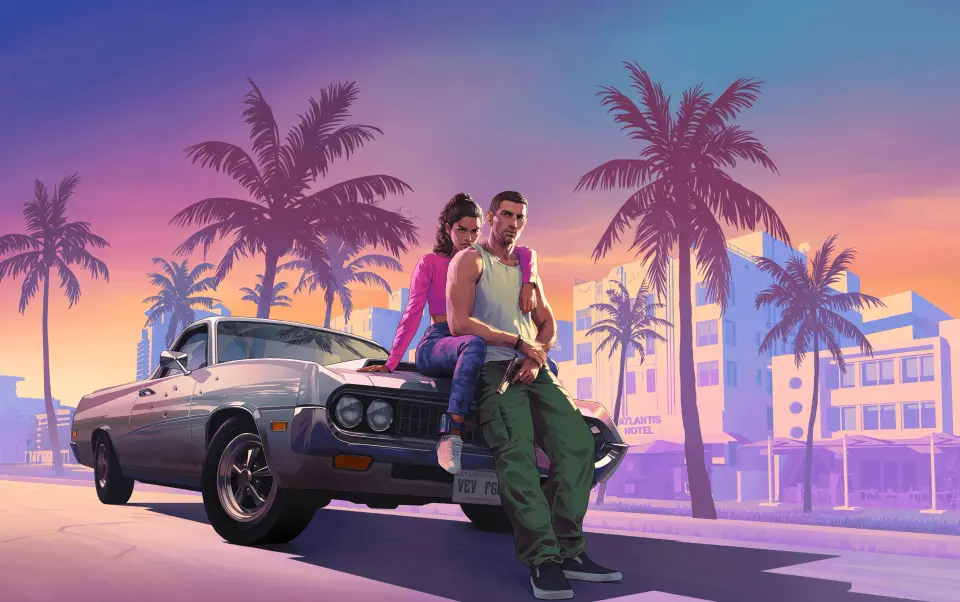 A vivid open-world gaming scene