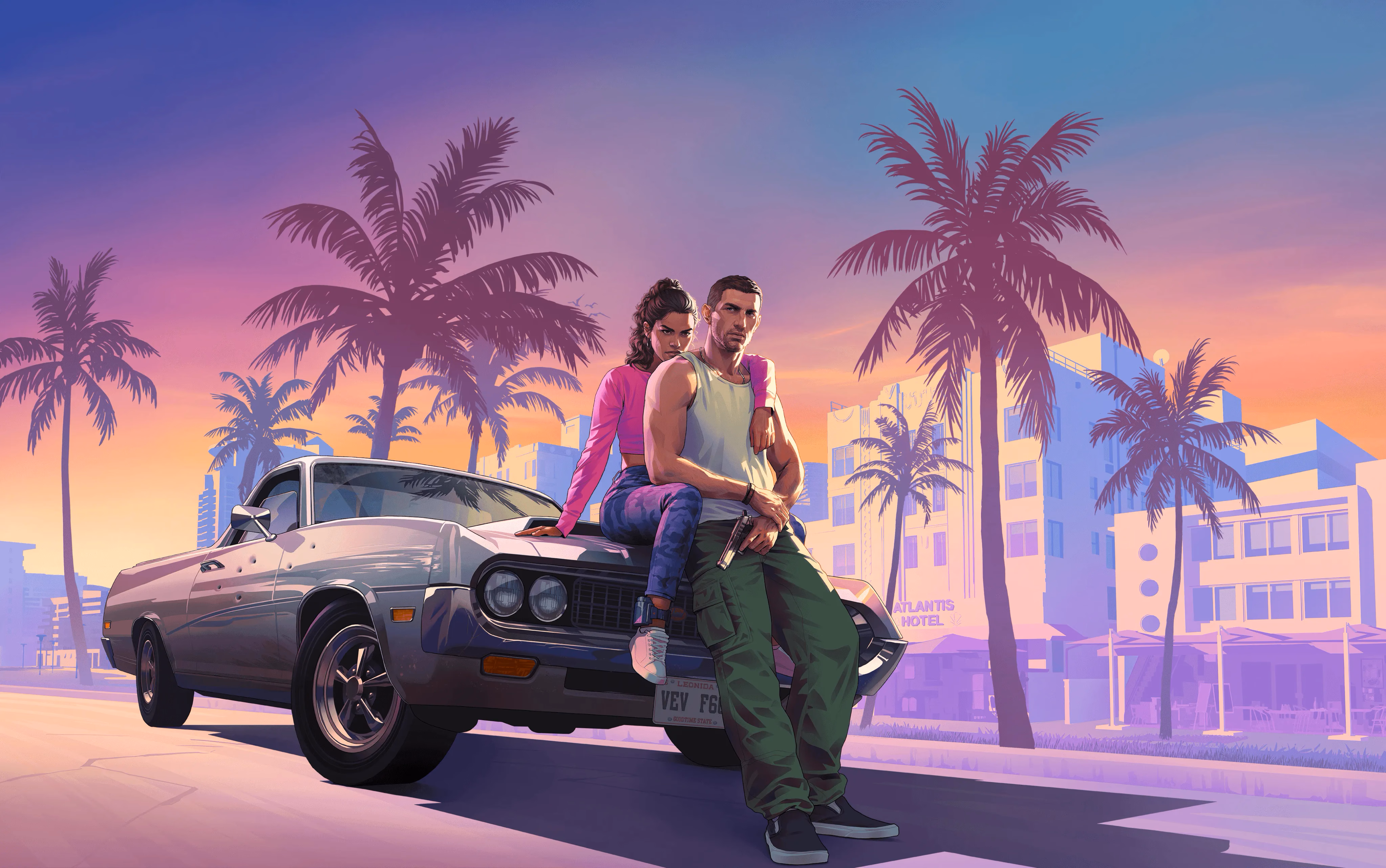 A vivid open-world gaming scene