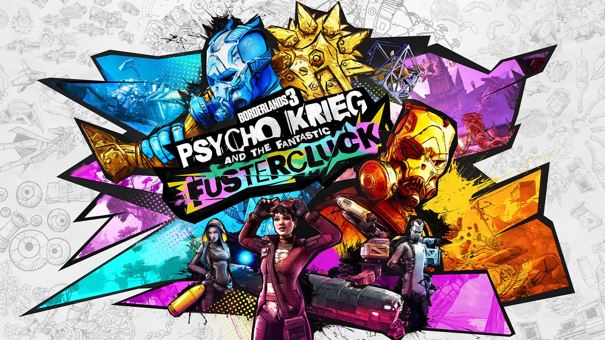 Borderlands 3 - Psycho Krieg and the Fantastic Fustercluck artwork