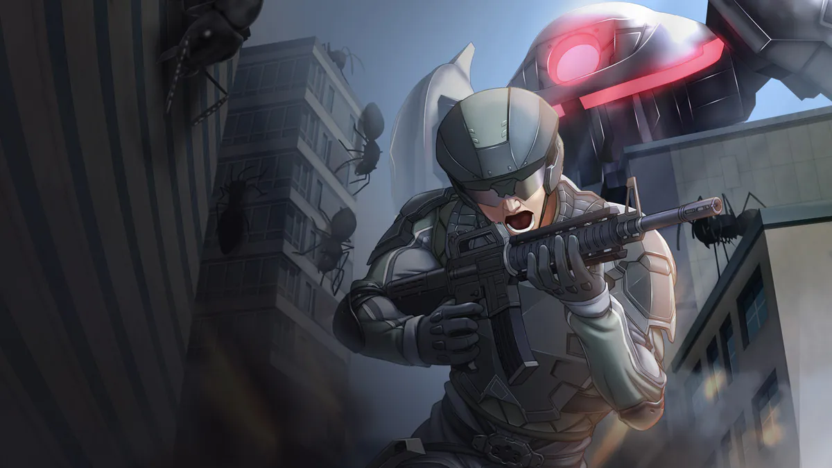 EARTH DEFENSE FORCE 4.1 The Shadow of New Despair artwork
