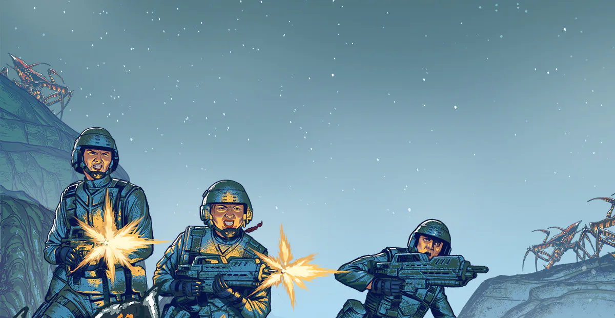 Starship Troopers: Terran Command artwork