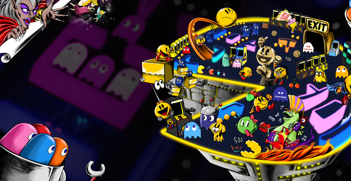 PAC-MAN MUSEUM+ artwork