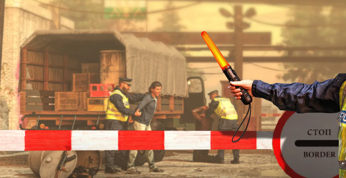 Contraband Police artwork