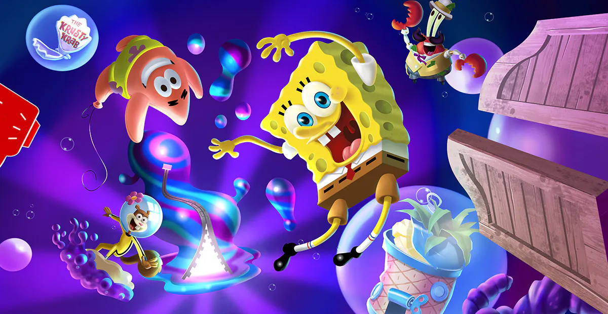 SpongeBob SquarePants: The Cosmic Shake artwork