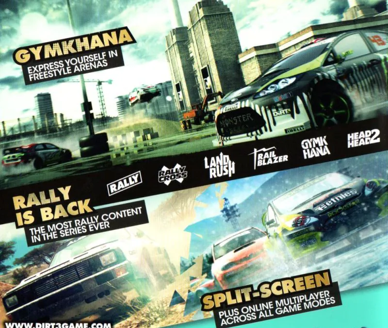 DiRT 3 artwork