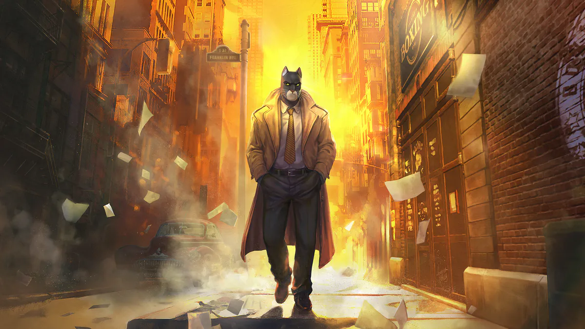 Blacksad: Under the Skin artwork