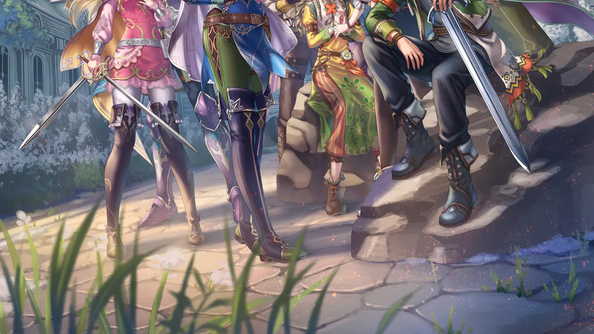 Romancing SaGa 3: Destinies United artwork