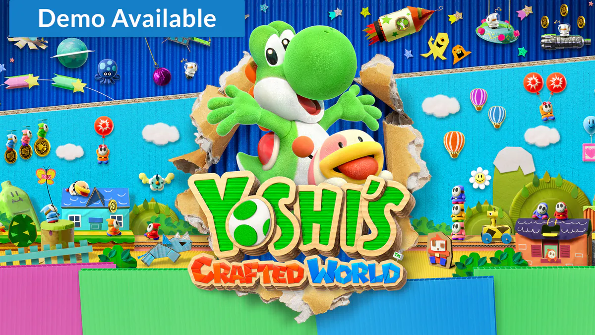 Yoshi's Crafted World artwork