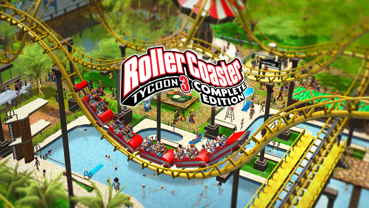 RollerCoaster Tycoon 3: artwork