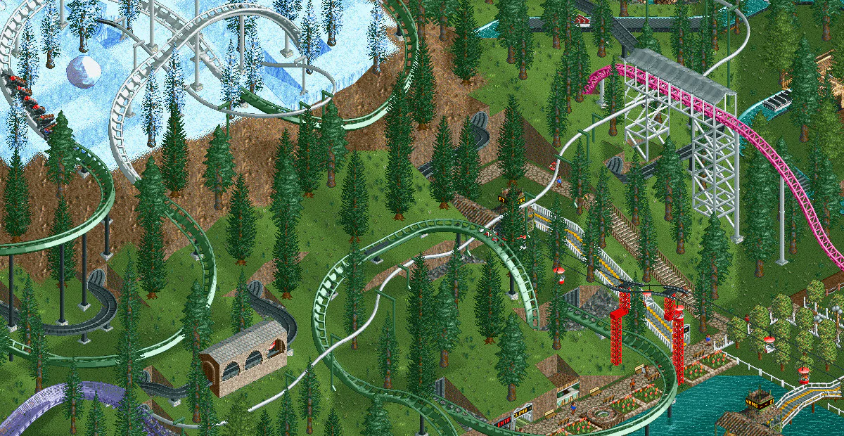 RollerCoaster Tycoon Classic artwork