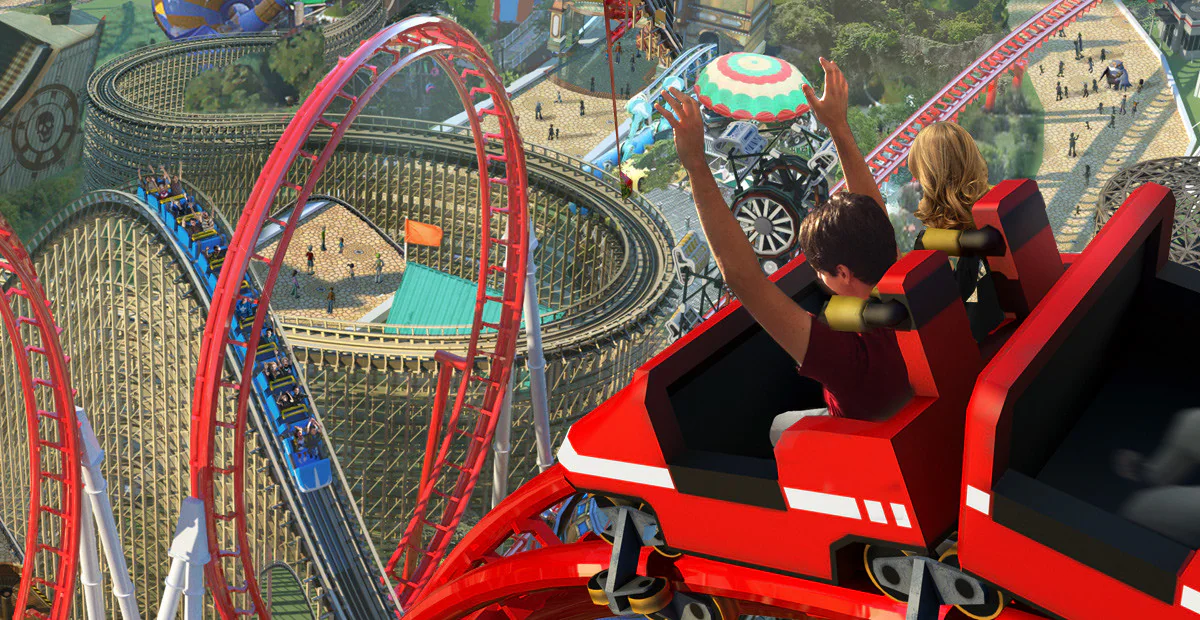RollerCoaster Tycoon World artwork