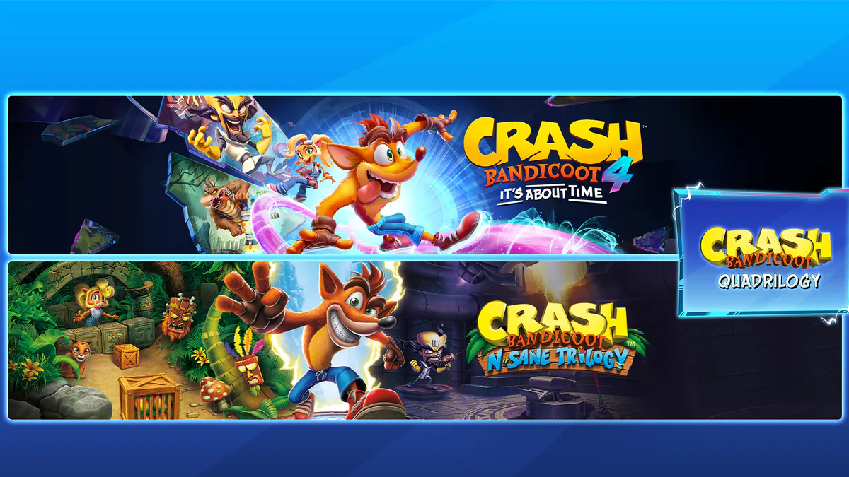 Crash Bandicoot Quadrilogy artwork