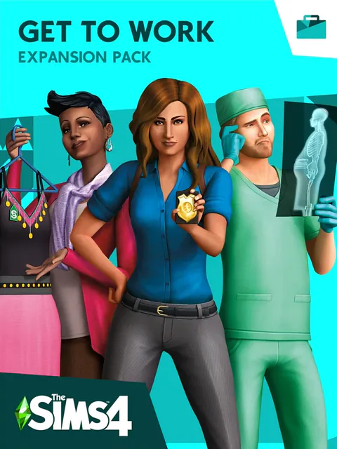 The Sims 4 - Get to Work cover