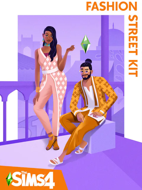 The Sims 4 - Fashion Street Kit cover