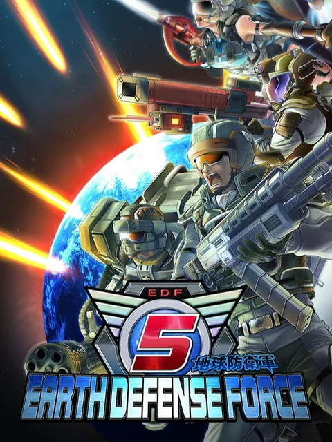 EARTH DEFENSE FORCE 5 cover