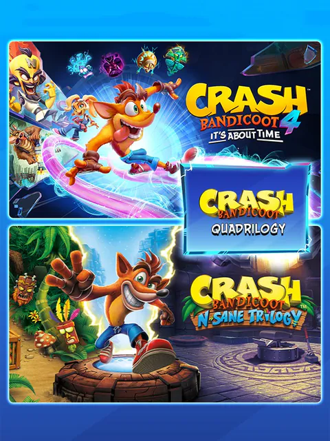 Crash Bandicoot Quadrilogy cover