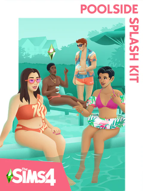 The Sims 4 - Poolside Splash Kit cover