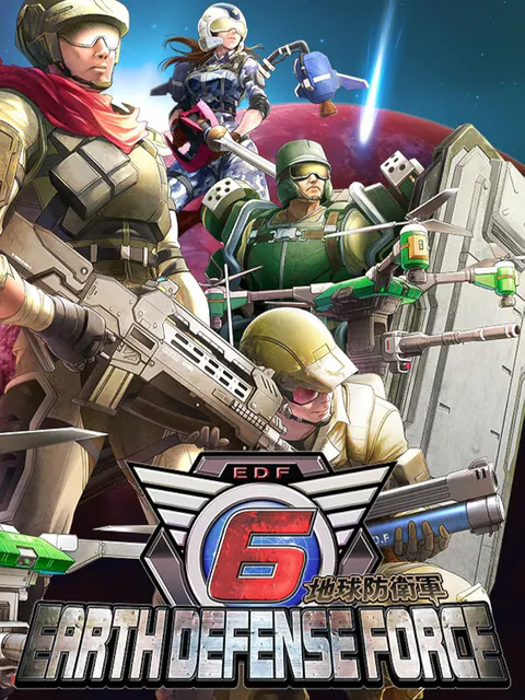 EARTH DEFENSE FORCE 6 cover