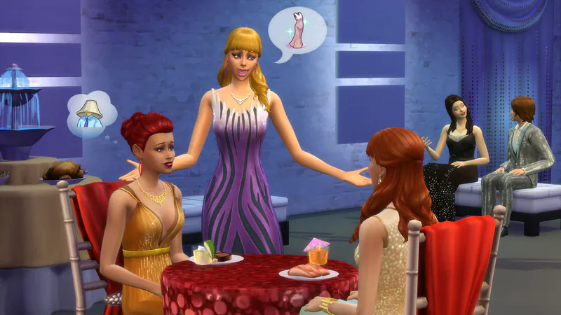 The Sims 4 - Luxury Party Stuff screenshot 2