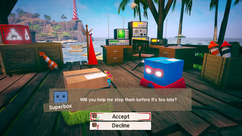 Unbox: Newbie's Adventure screenshot 5