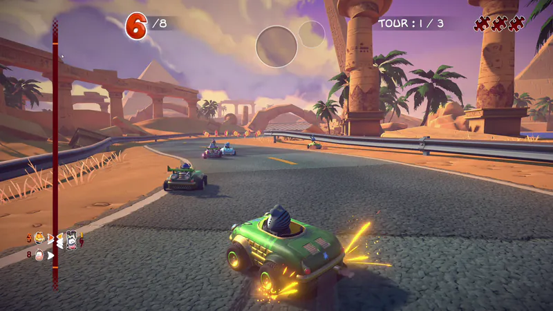 Garfield Kart Furious Racing screenshot 2