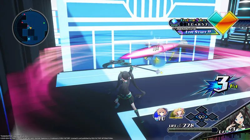Neptunia Virtual Stars screenshot 2