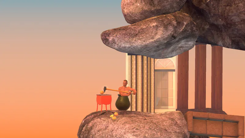Getting Over It with Bennett Foddy screenshot 2