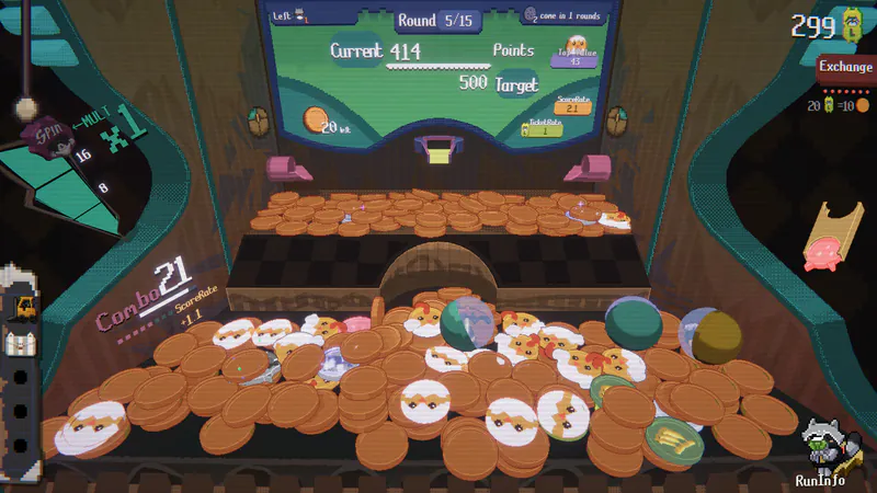 RACCOIN: Coin Pusher Roguelike screenshot 3