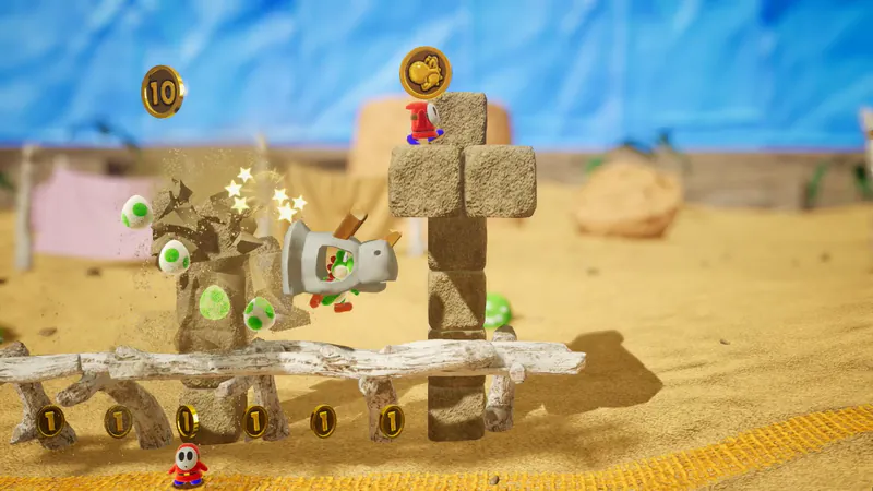 Yoshi's Crafted World screenshot 5
