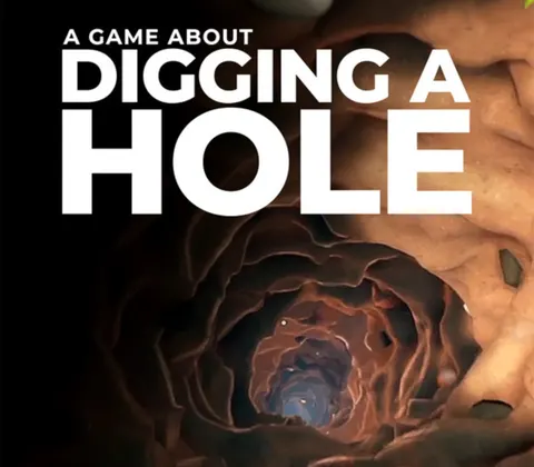 A Game About Digging A Hole EU PC Steam CD Key cover