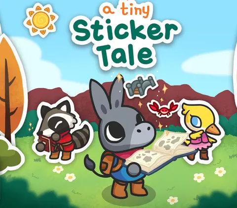 A Tiny Sticker Tale PC Steam CD Key cover