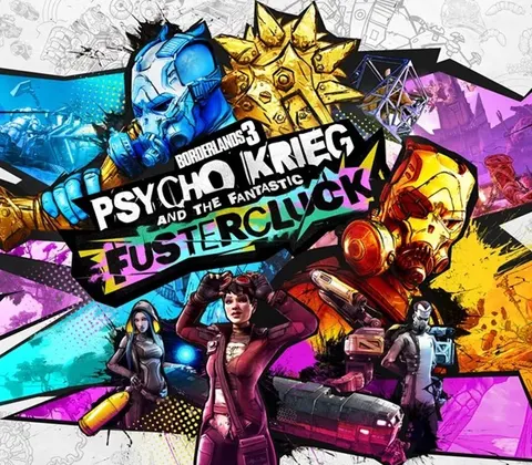 Borderlands 3 - Psycho Krieg and the Fantastic Fustercluck DLC EU Steam CD Key cover
