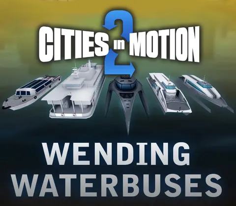 Cities in Motion 2 - Wending Waterbuses DLC Steam CD Key cover
