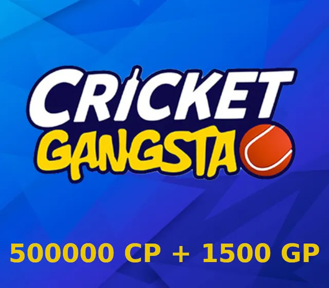 Cricket Gangsta Coin Pack 500000 + 1500 Gem Pack IN