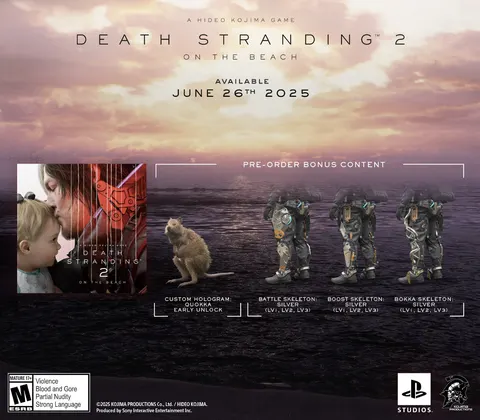 Death Stranding 2: On the Beach - Pre-order Bonus DLC EU/AU PS5 CD Key cover