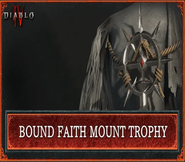 Diablo IV - Bound Faith Mount Trophy DLC ASIA
