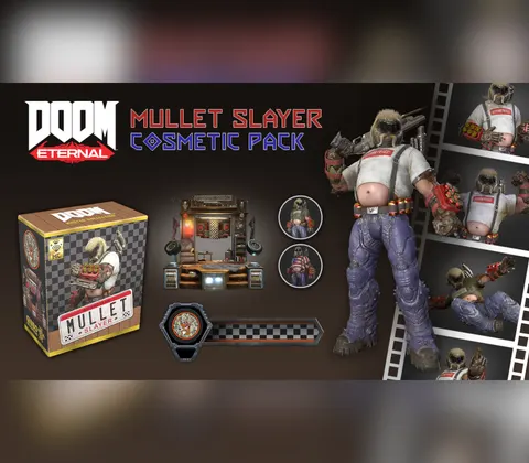 DOOM Eternal - Mullet Slayer Master Collection Cosmetic Pack EU Nintendo Switch CD Key cover