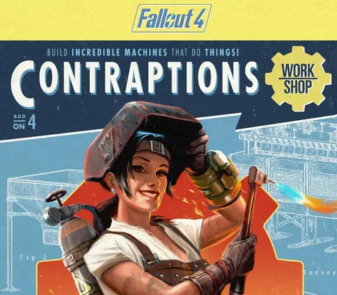 Fallout 4 - Contraptions Workshop EU DLC Steam CD Key cover