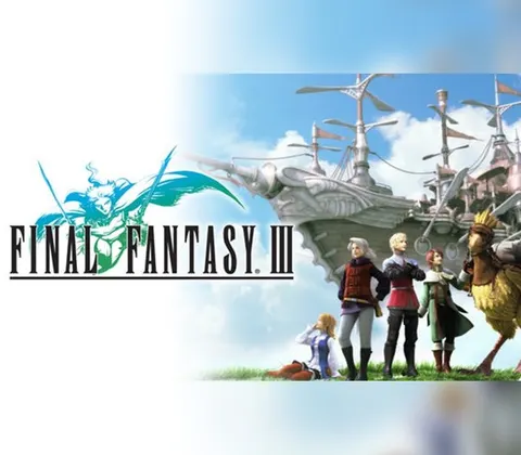 Final Fantasy III (3D Remake) PC Steam CD Key cover