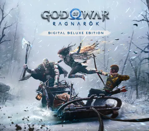 God Of War Ragnarök Deluxe Edition NA PC Steam CD Key cover