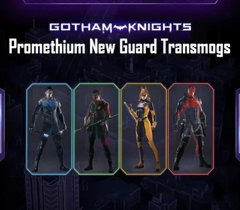 Gotham Knights - Promethium New Guard Transmogs Skin DLC EU PS4 CD Key cover