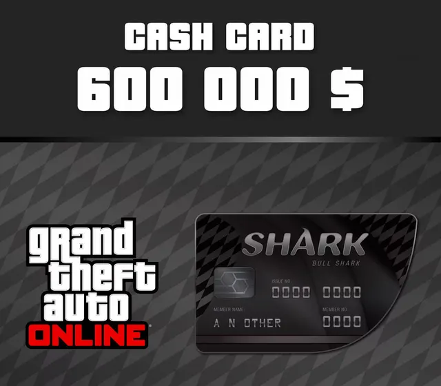 Grand Theft Auto Online - $600,000 Bull Shark Cash Card
