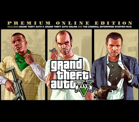 Grand Theft Auto V: Premium Online Edition EU XBOX One / Xbox Series X|S CD Key cover