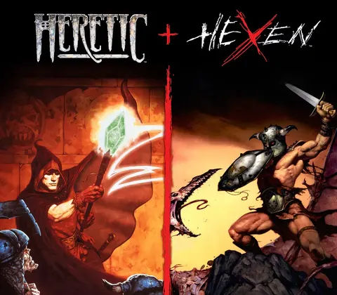 Heretic + Hexen RoW PC Steam CD Key cover