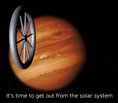 It's time to get out from the solar system Steam CD Key cover