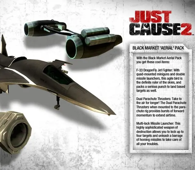Just Cause 2 - Black Market Aerial Pack