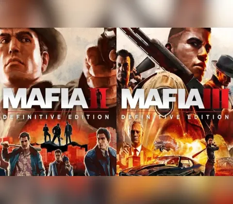 Mafia II + Mafia III: Definitive Edition EU Steam CD Key cover