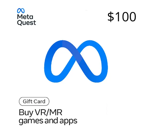 Meta Quest USD 100 Gift Card US