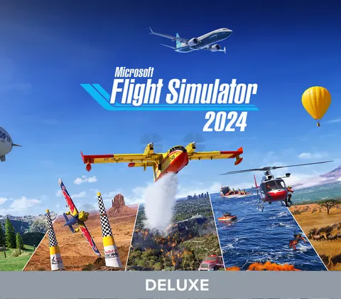Microsoft Flight Simulator 2024 Deluxe Edition Xbox Series X|S / PC Account cover