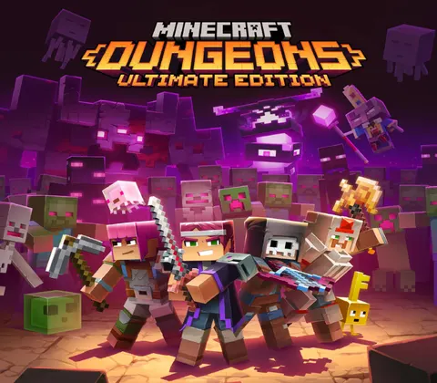 Minecraft Dungeons Ultimate Edition EU XBOX One / Xbox Series X|S CD Key cover